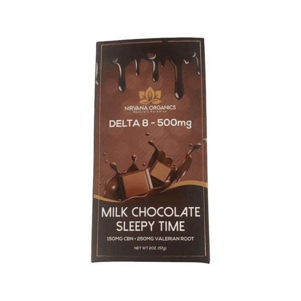 Delta-8 Sleepy Time Milk Chocolate Bar 500 MG