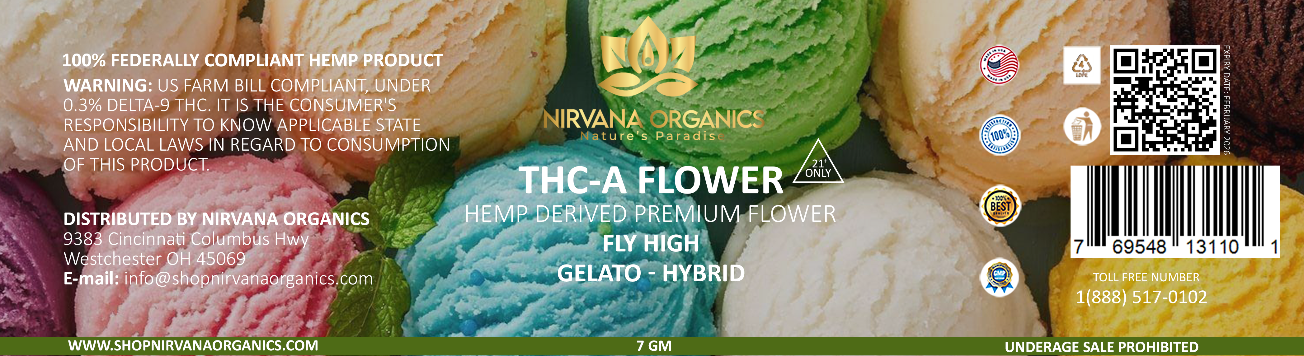 THC-A Flower Gelato - Image 2