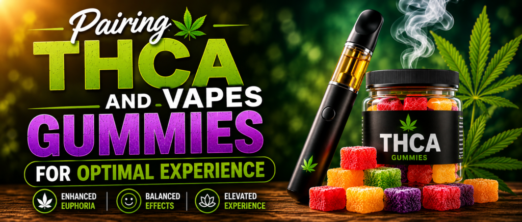 Pairing THCA Vapes and Gummies for Optimal Experience