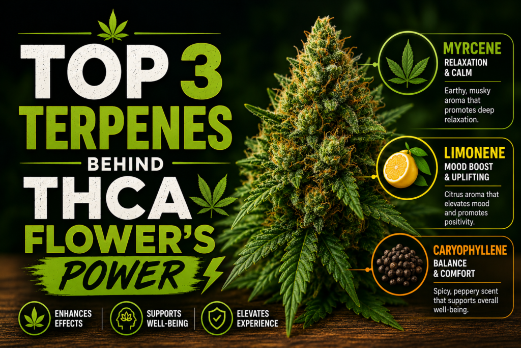 Top 3 Terpenes Behind THCA Flower’s Power