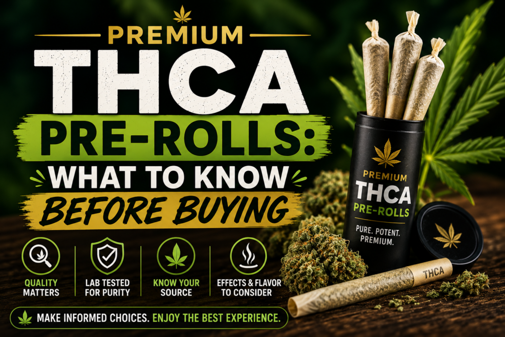 Premium THCA Pre-Rolls: What to Know Before Buying