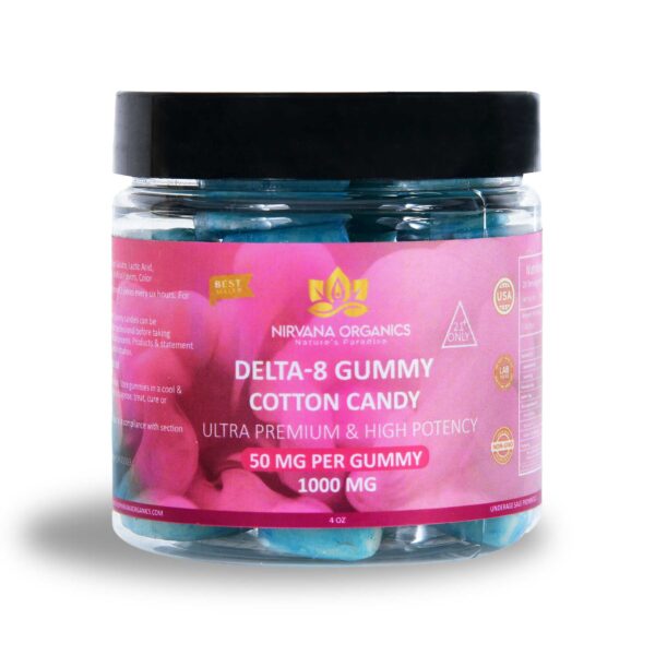 Delta-8 Gummies Cotton Candy