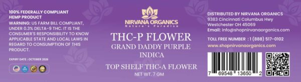 THC-P Flower Grand Daddy Purple