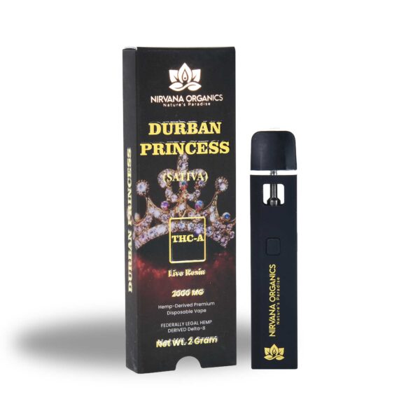 THC-A Disposable Pod Durban Princess Sativa