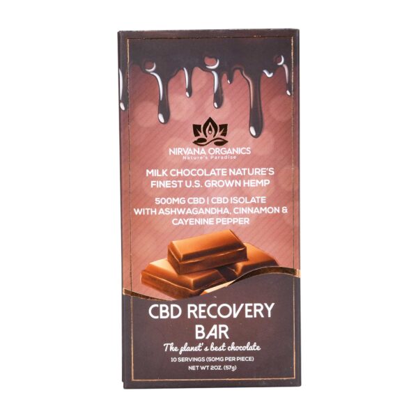 CBD Recovery Bar Milk Chocolate 500 MG