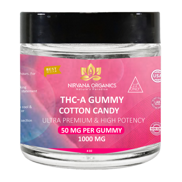THC-A Gummies Cotton Candy