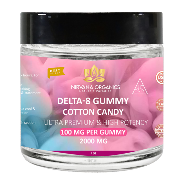 Delta-8 Gummies Cotton Candy