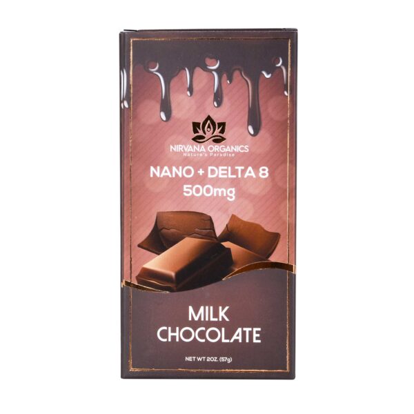 NANO + Delta-8 Milk Chocolate Bar 500 MG