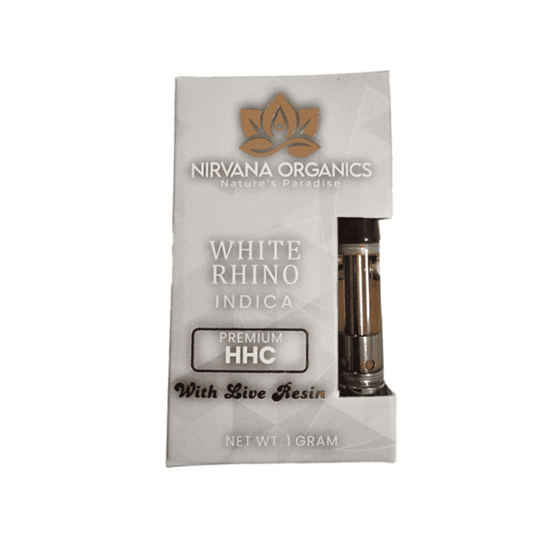HHC White Rhino Vape Cartridge